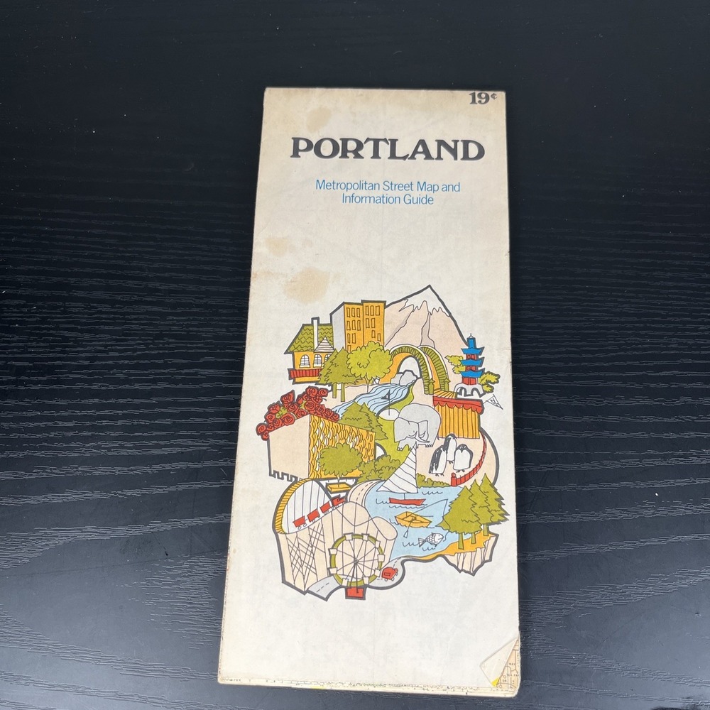 Portland The H M Gousha Company 1971‎ Map